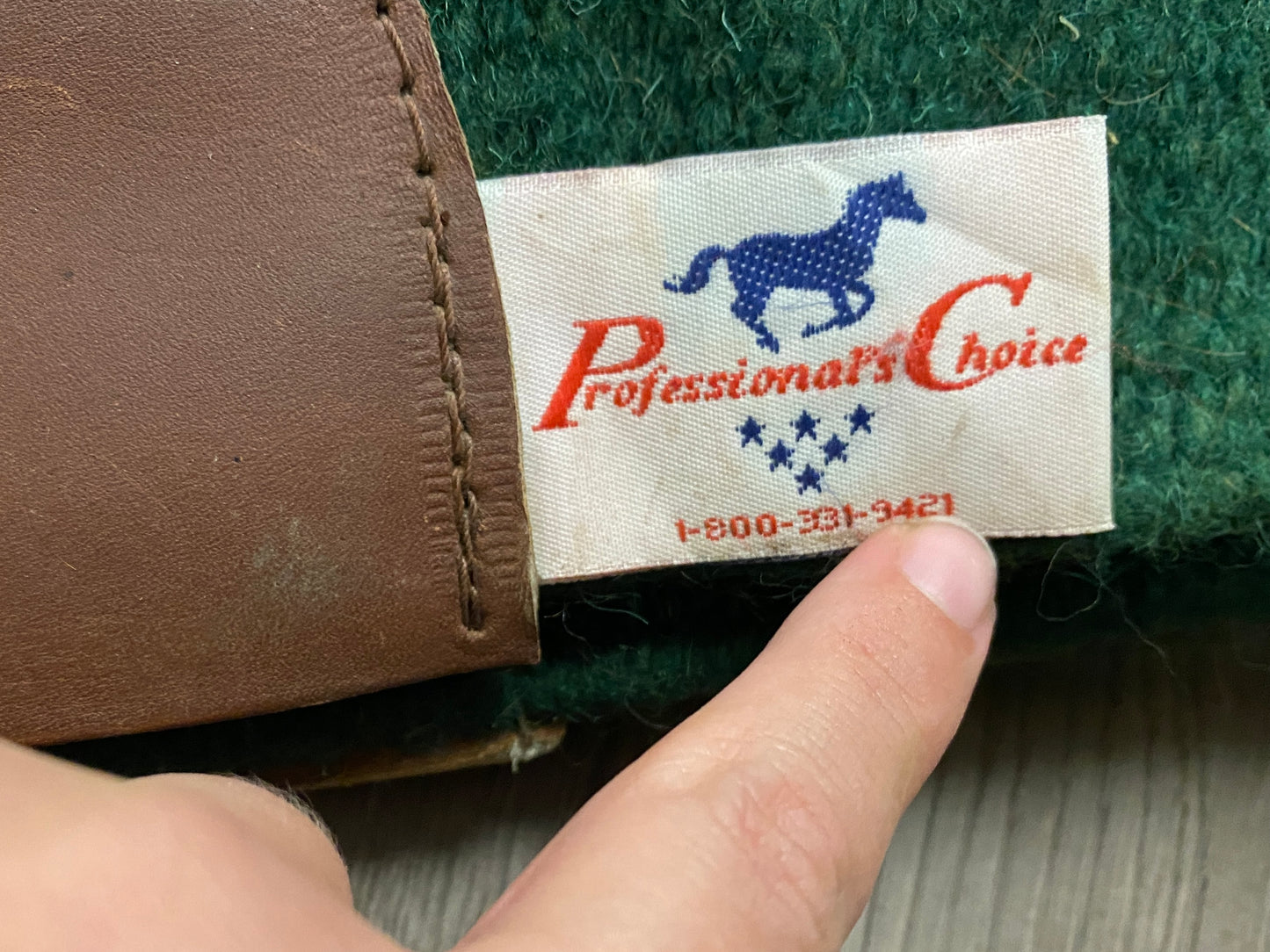 30x32 Green Wrangler Professionals Choice Western Pad