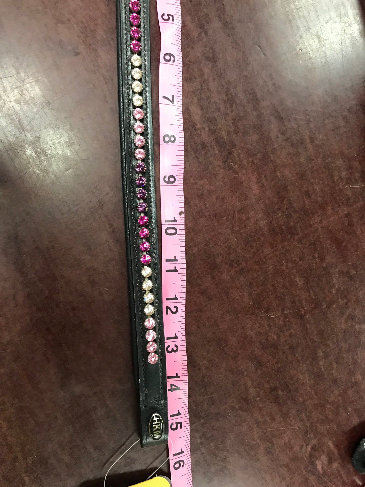 Pink bling crystal brow HKM