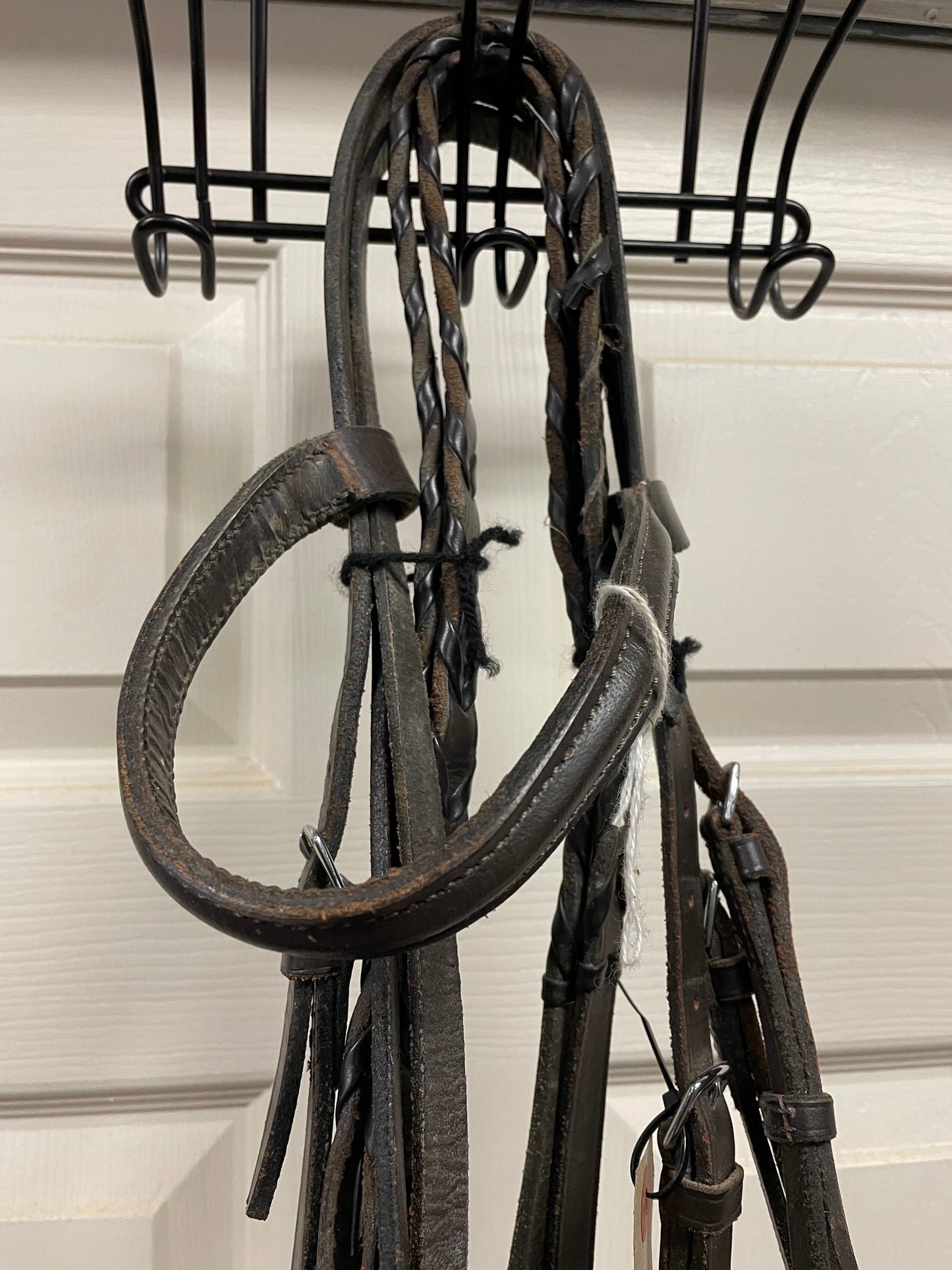 H plain Raised Hunter Bridle W/Reins