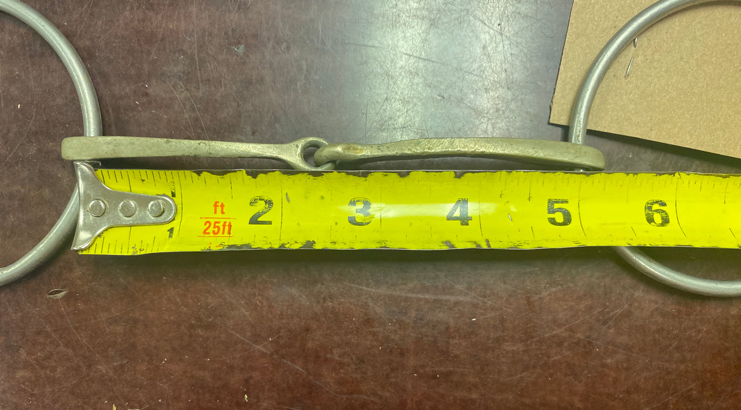 5” Fishbone Skinny Loose Ring Snaffle Bit