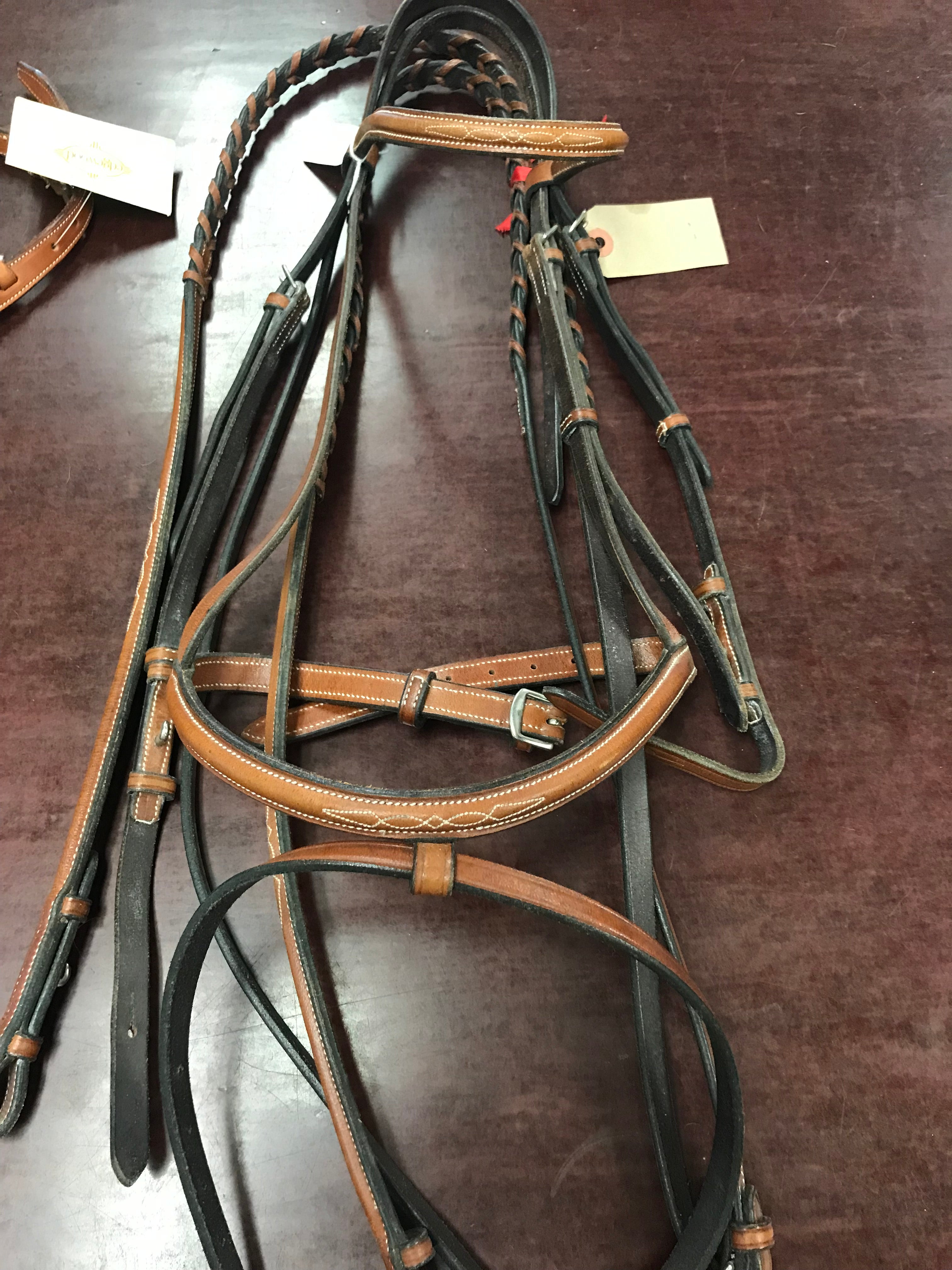 Full Bobby’s fancy bridle w/ laced reins The Tack Shack EQ