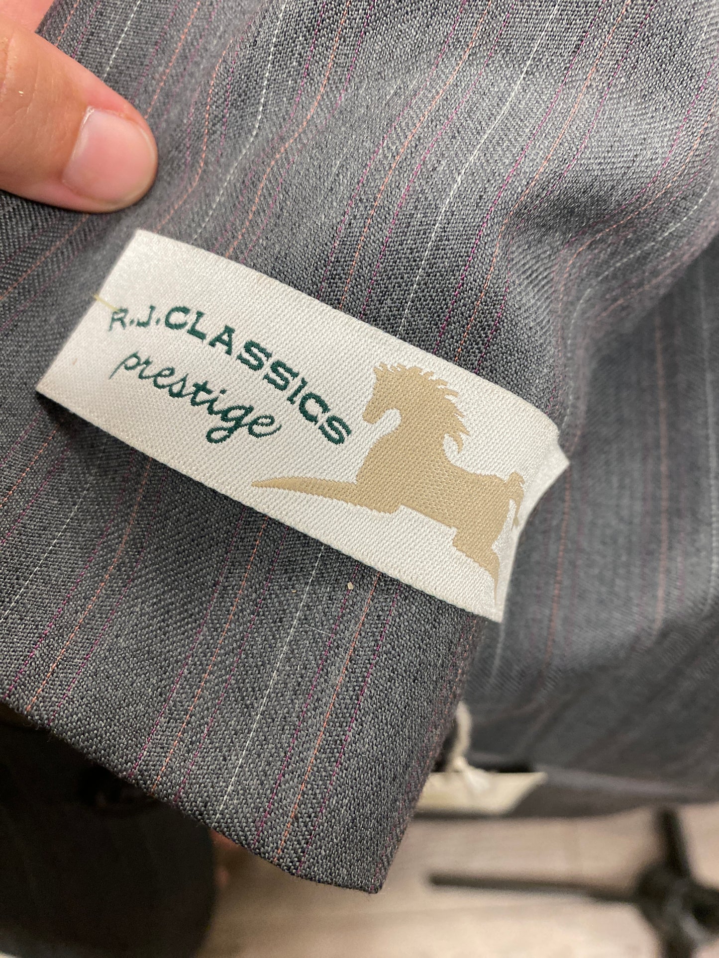 8R Kids Gray RJ Classics Prestige Hampton Hunt Coat