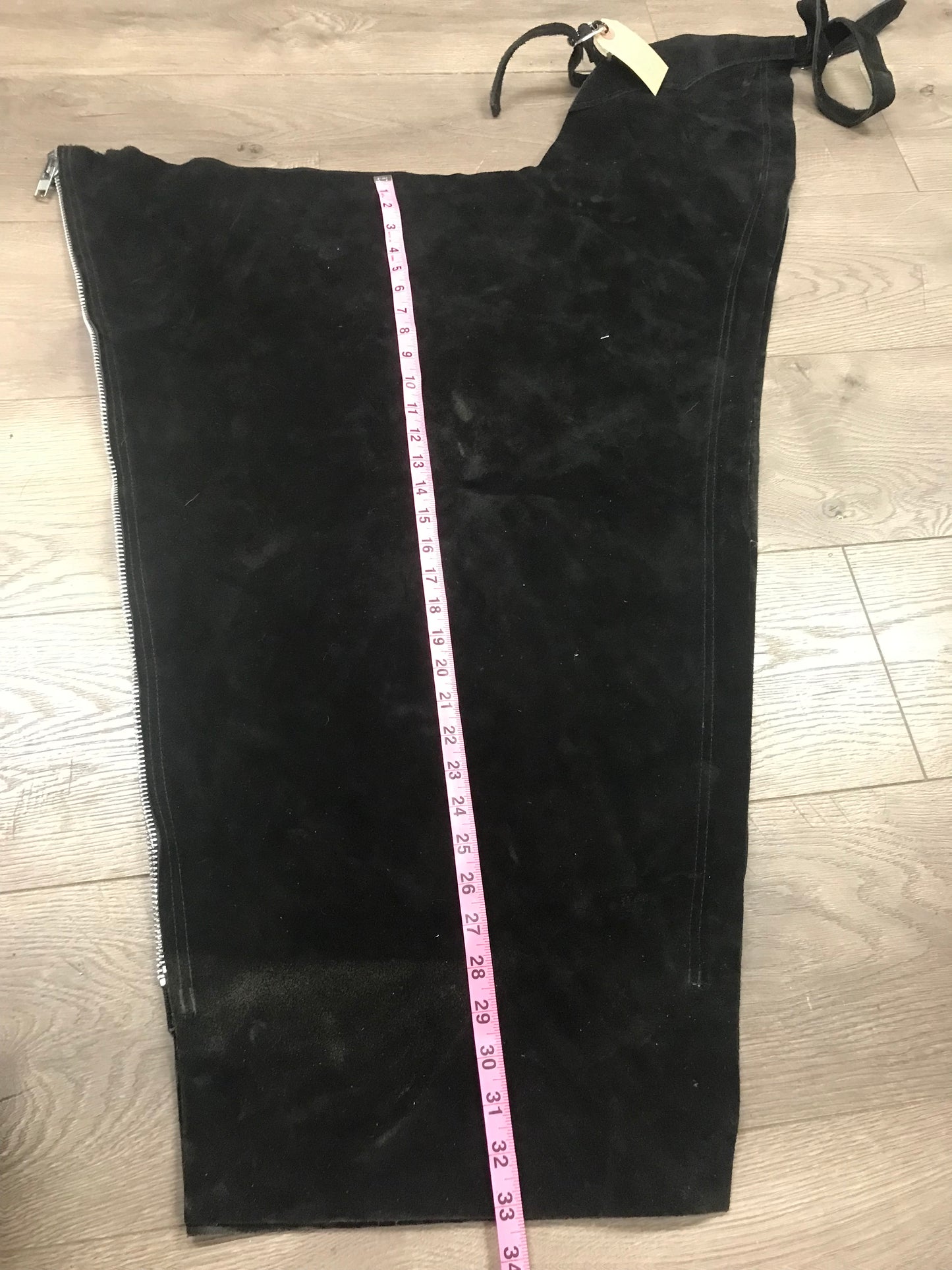 Large black Barnstable full chaps