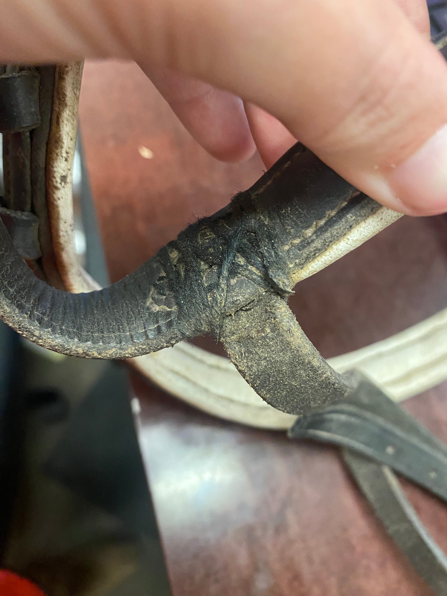 Full Black/White Noseband