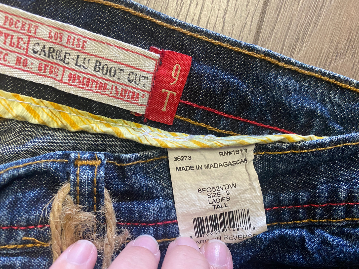 9 Tall Farm Girl Carole-Lu Boot Cut Jeans