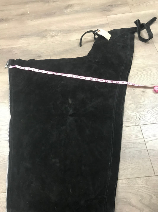 Large black Barnstable full chaps