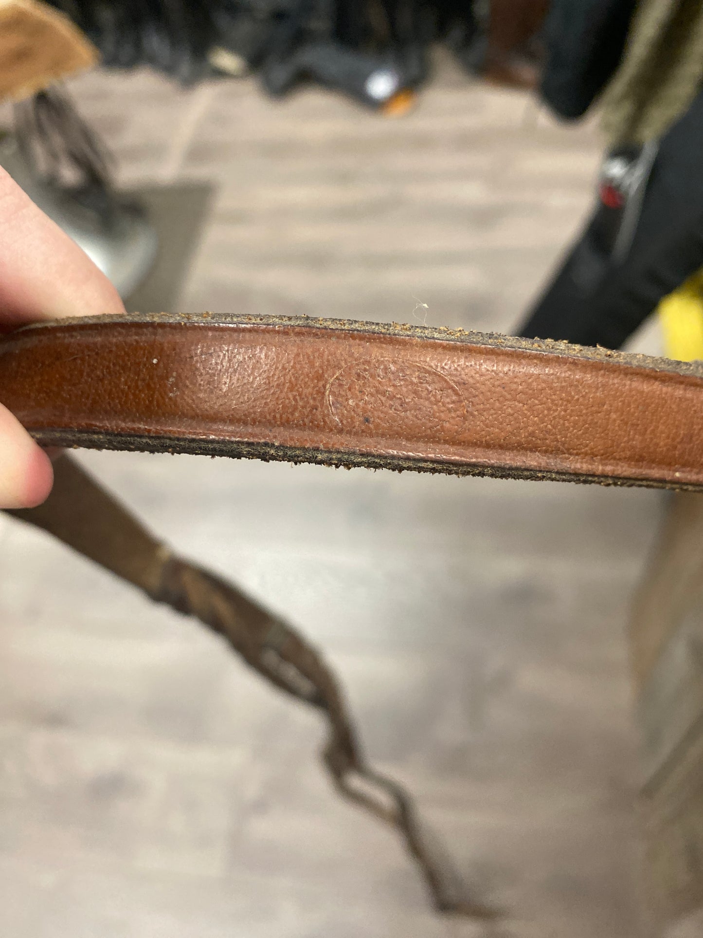 Brown Leather Laced Reins