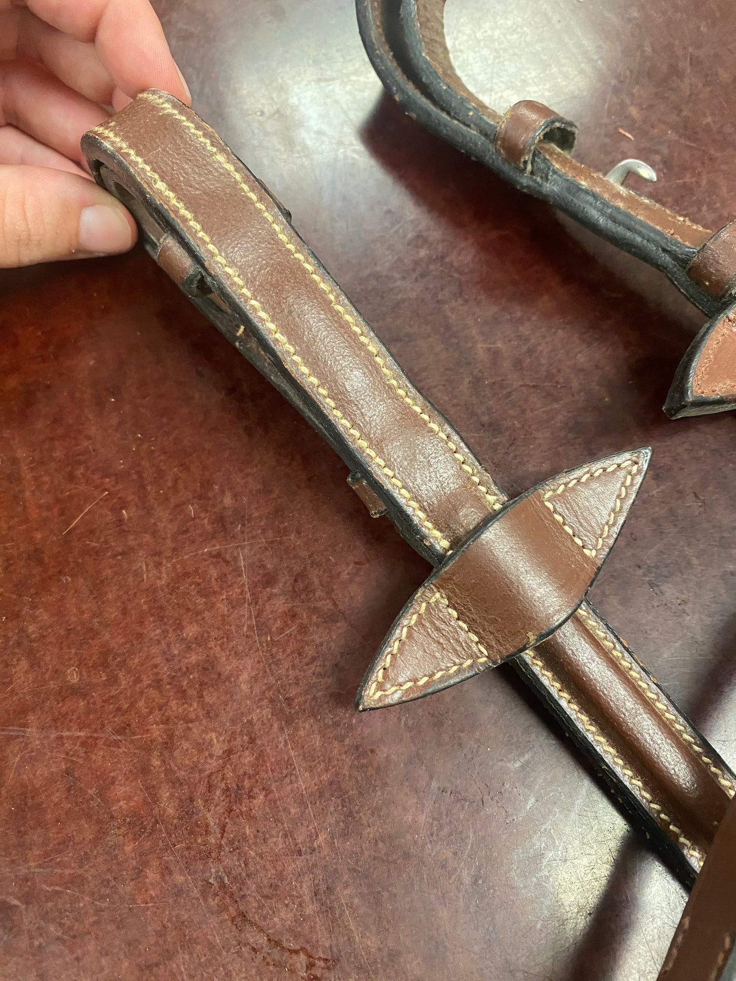 Fancy Stitched Laced Reins