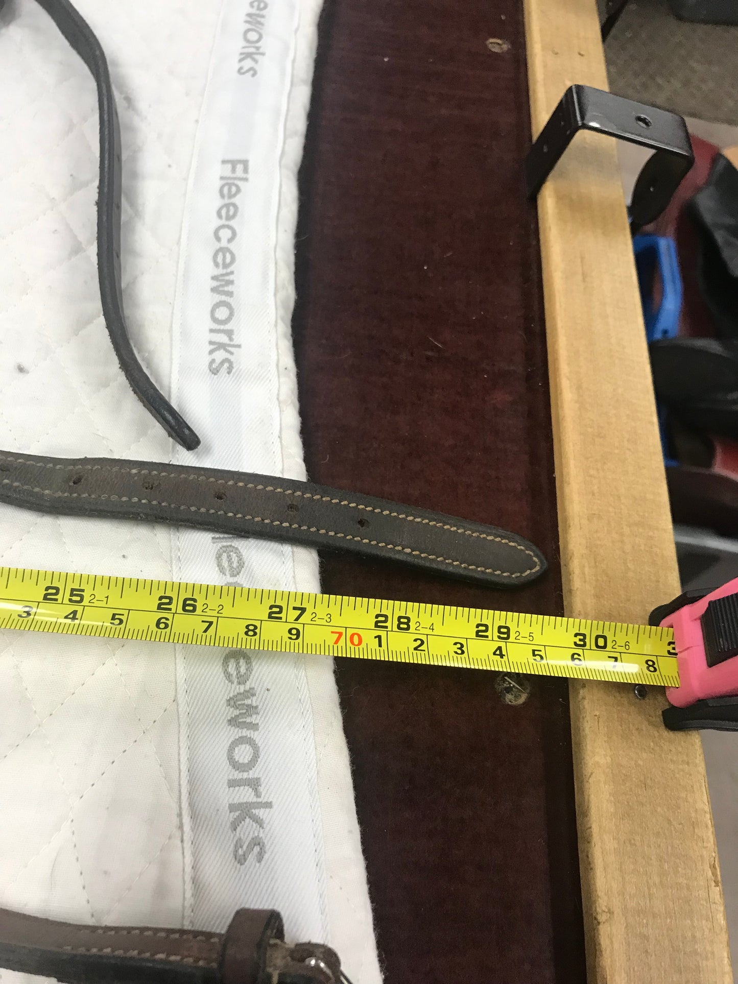 Bobby’s tack plain noseband