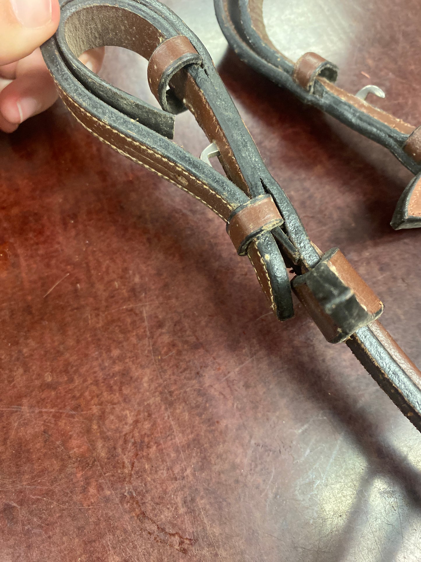 Fancy Stitched Laced Reins