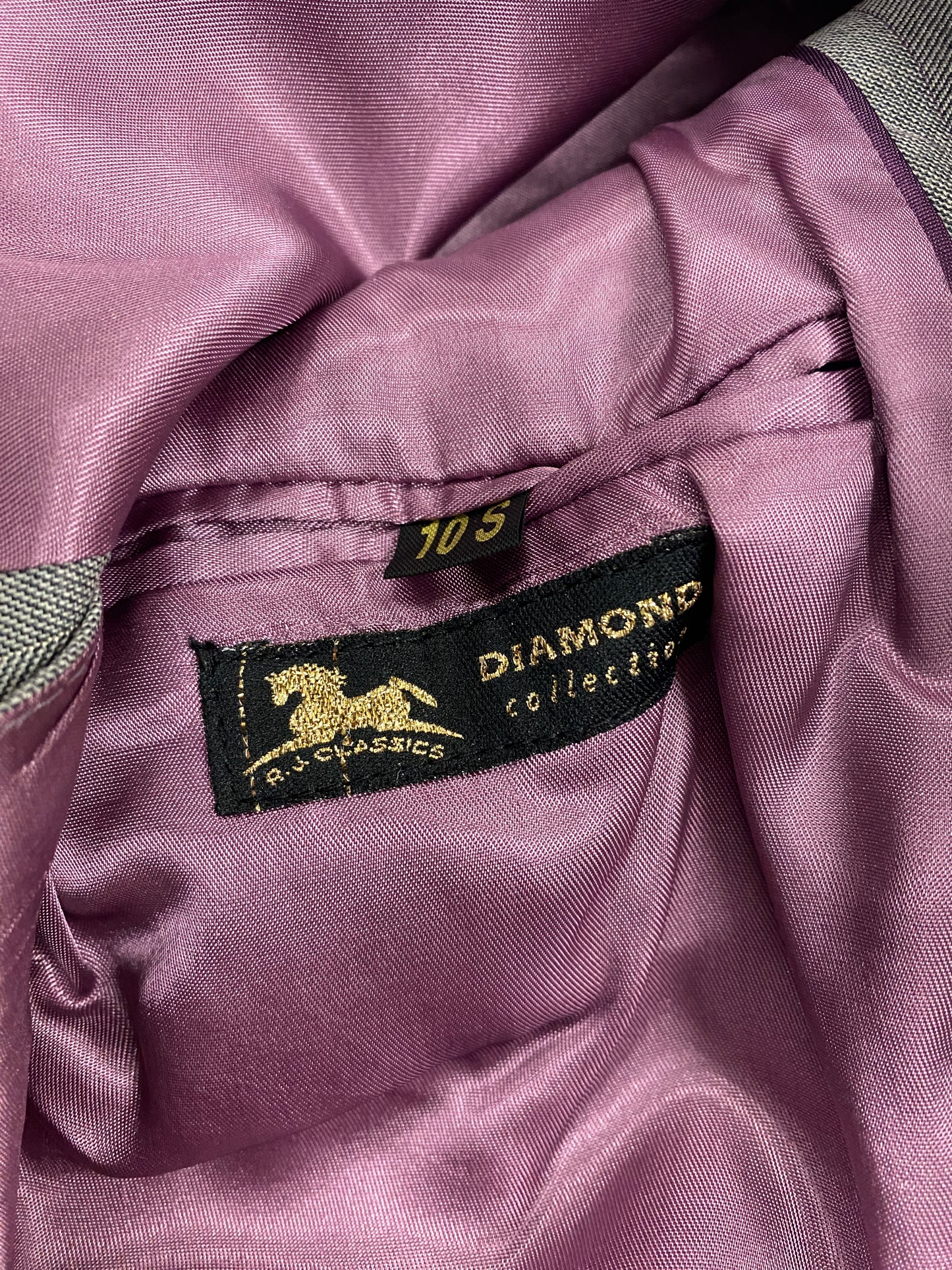 10S Kids Gray RJ Classics Sasha Diamond Collection Hunt Coat