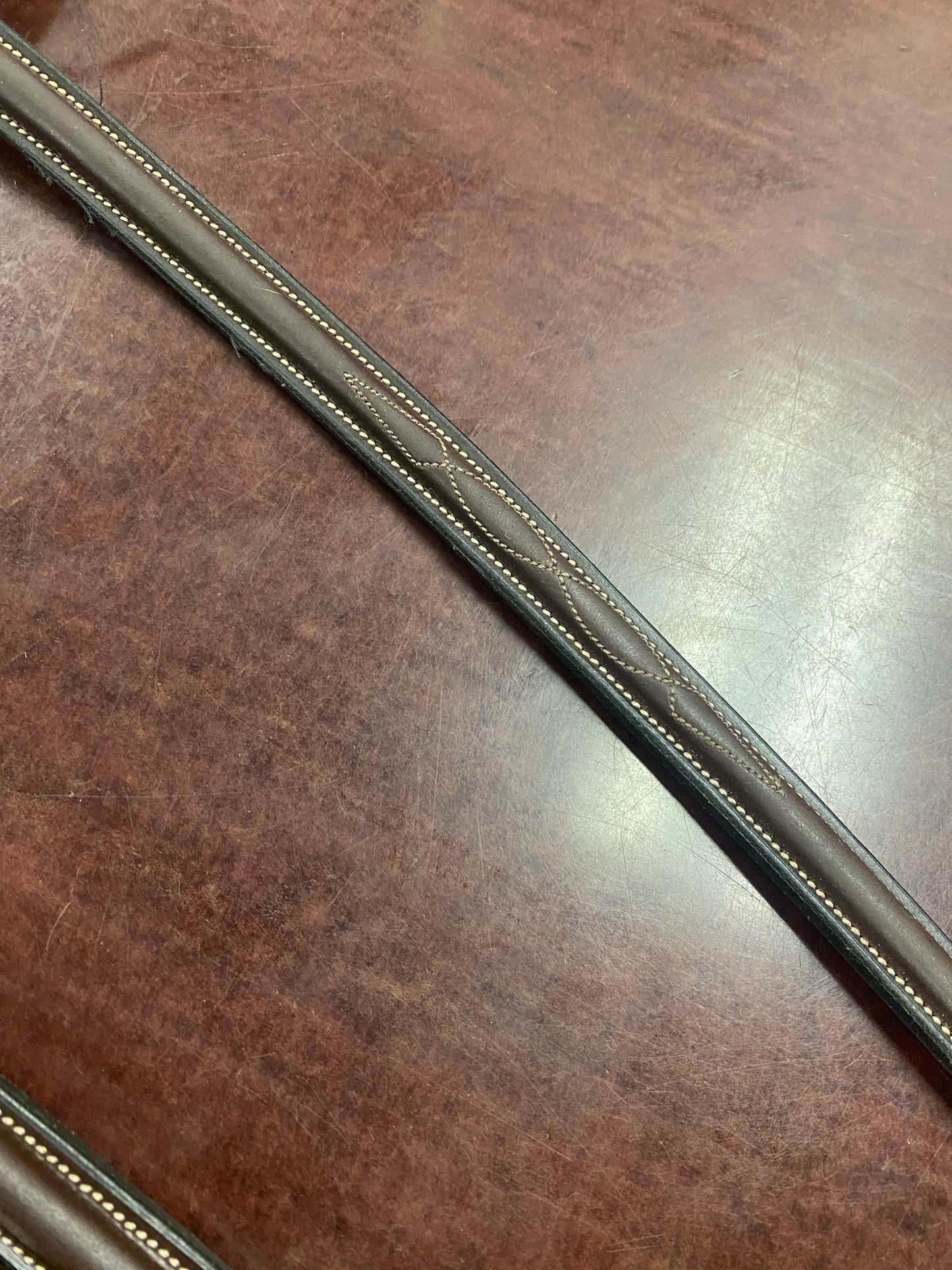 ADT Fancy Stitch Curb Rein