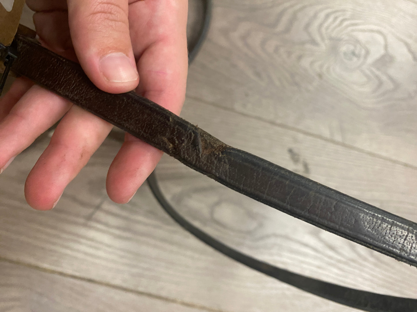Full Leather Fancy Stitch Noseband