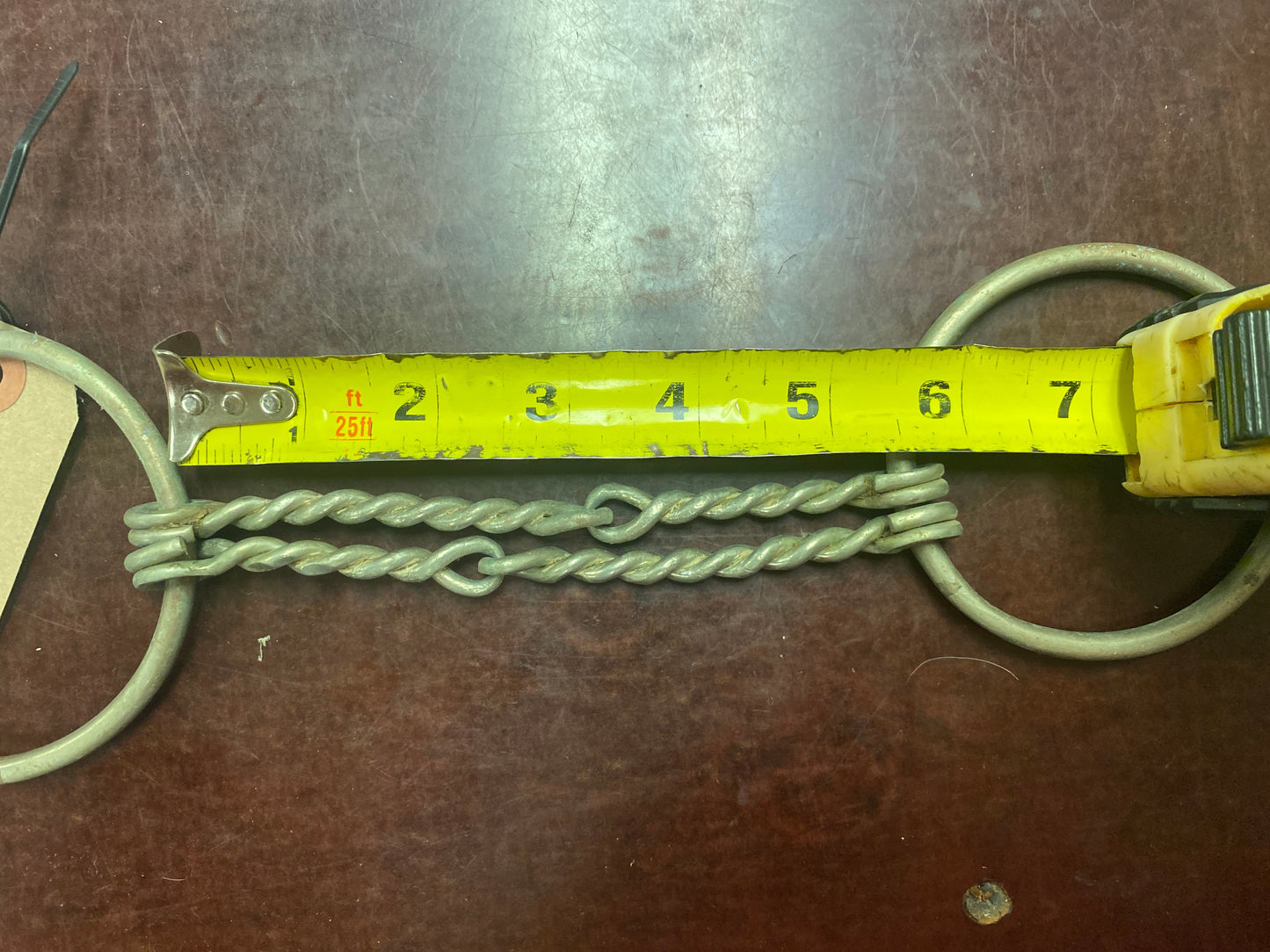 5.25” Double Twisted Wire Loose Ring Snaffle