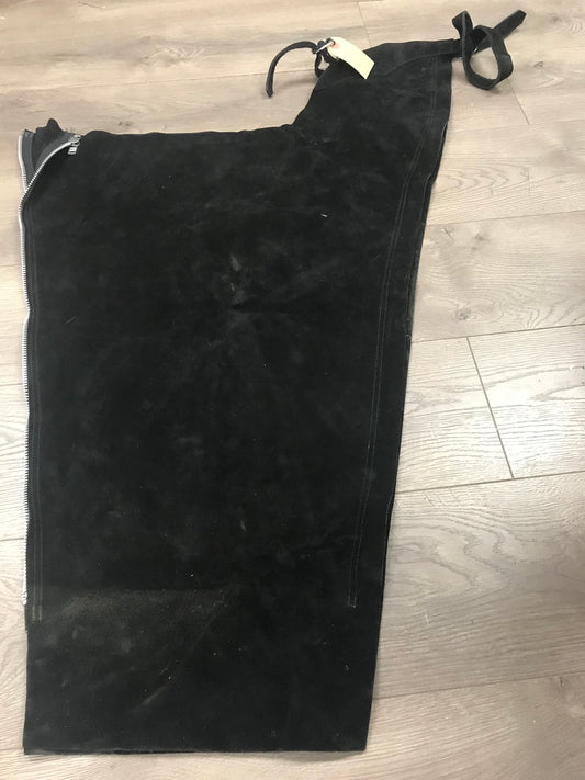 Large black Barnstable full chaps