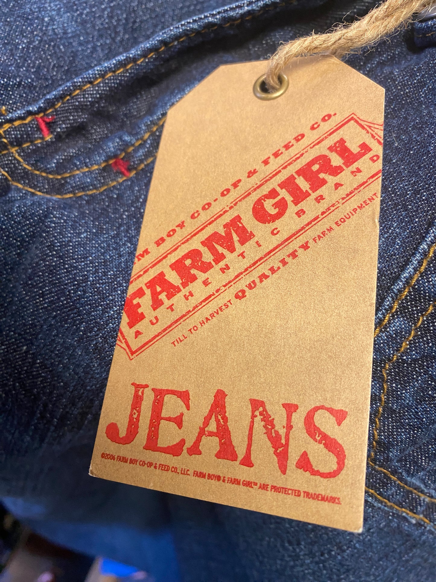 11 Tall Farm Girl Mardy Barn Utility Jeans
