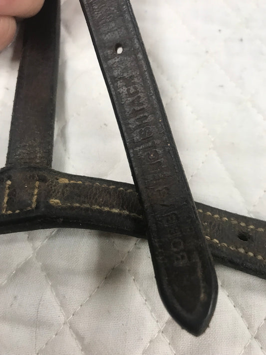 Bobby’s tack plain noseband