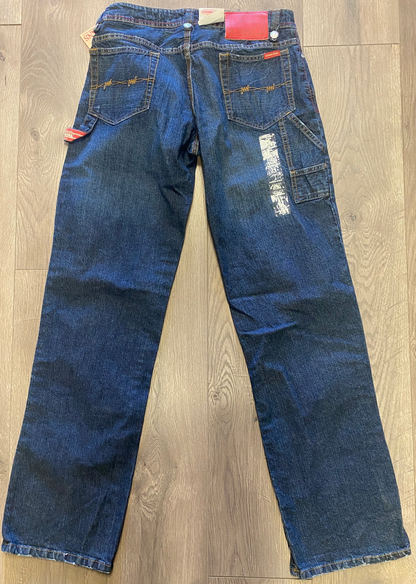 11 Tall Farm Girl Mardy Barn Utility Jeans