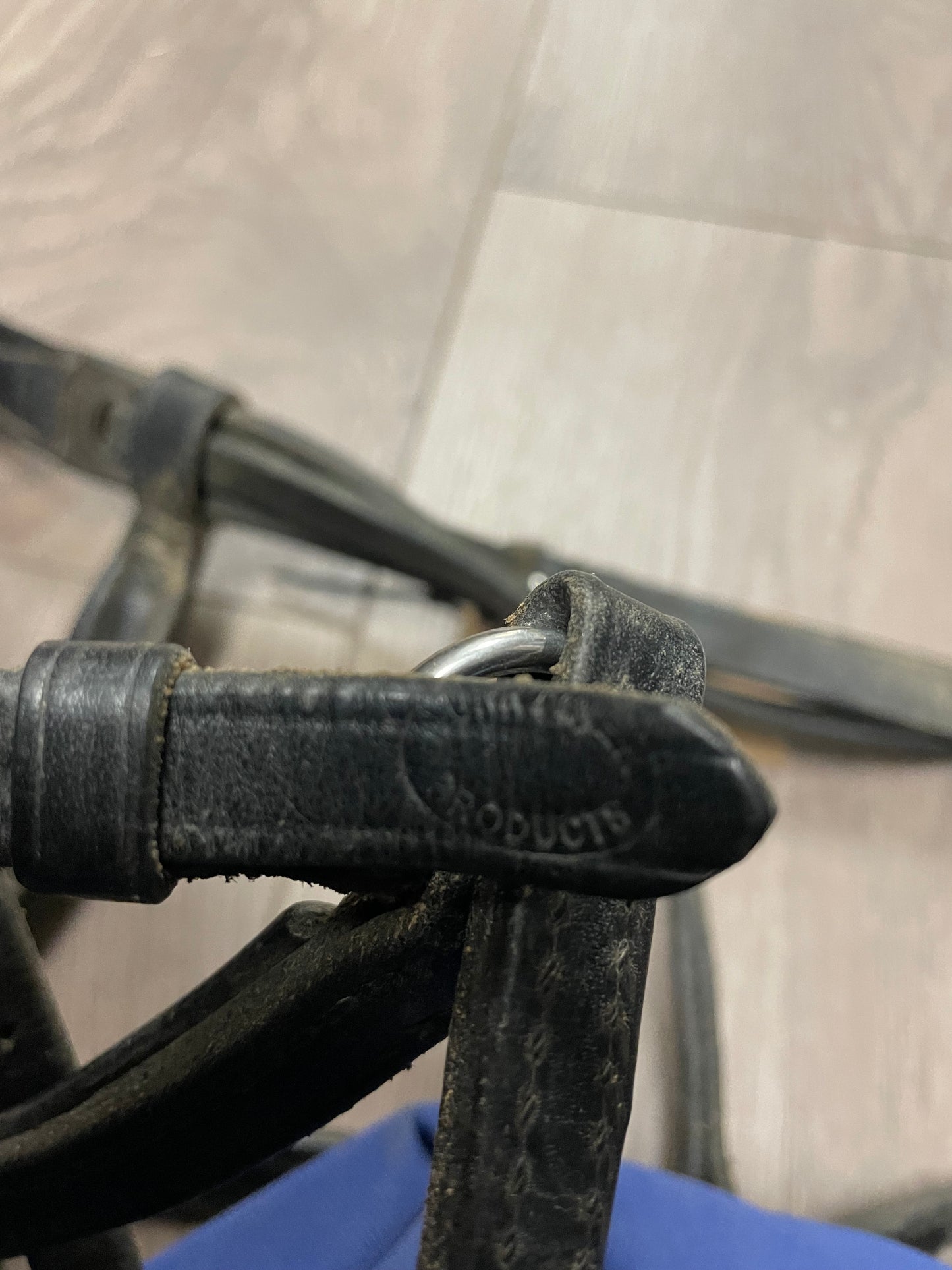 H Black Figure 8 Padded Bridle