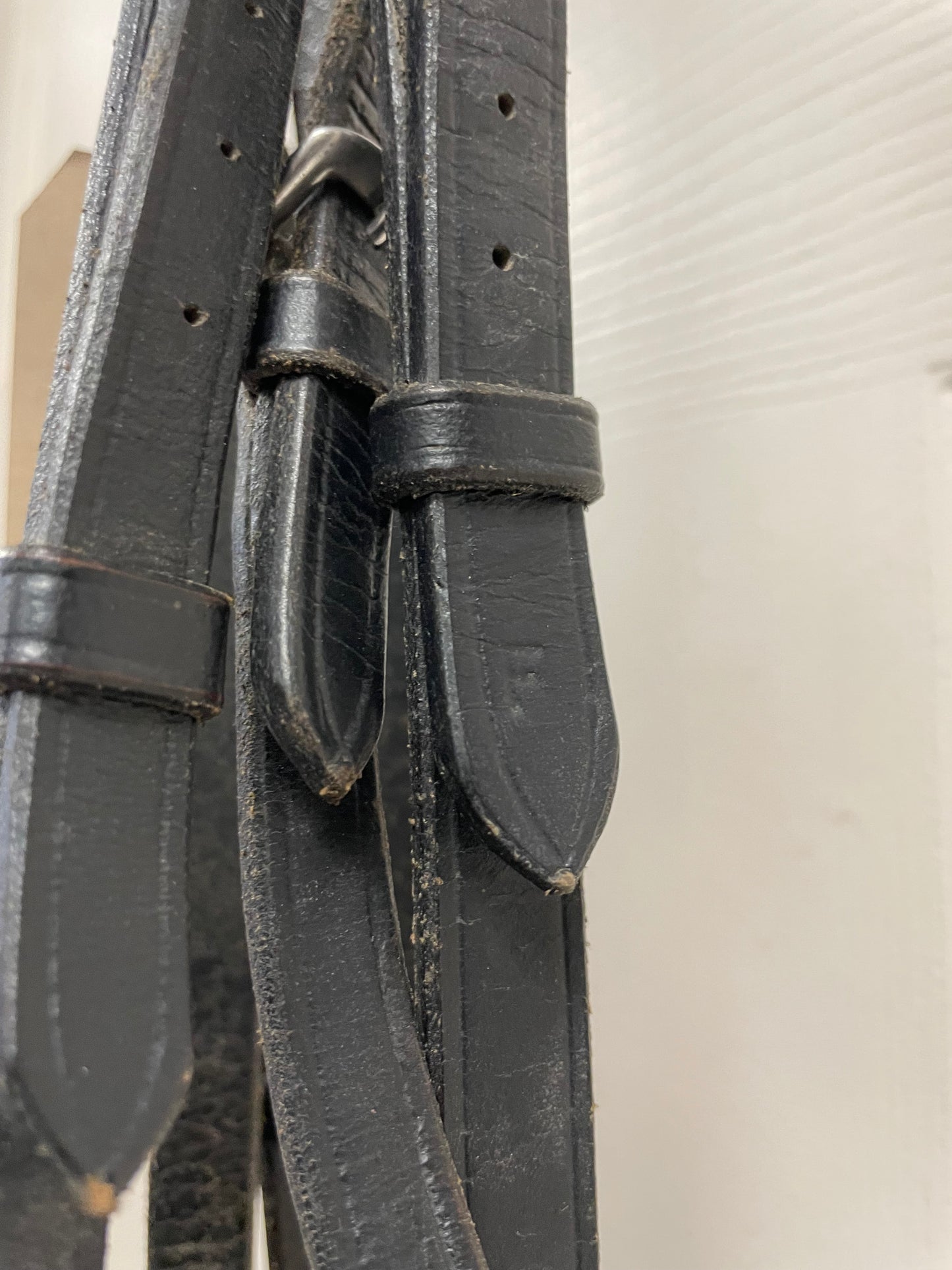 HORSE PLAIN RAISED PADDED DRESSAGE BRIDLE