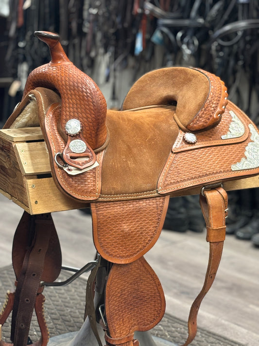 Gorgeous 14.5 Bob Marshall Treeless saddle