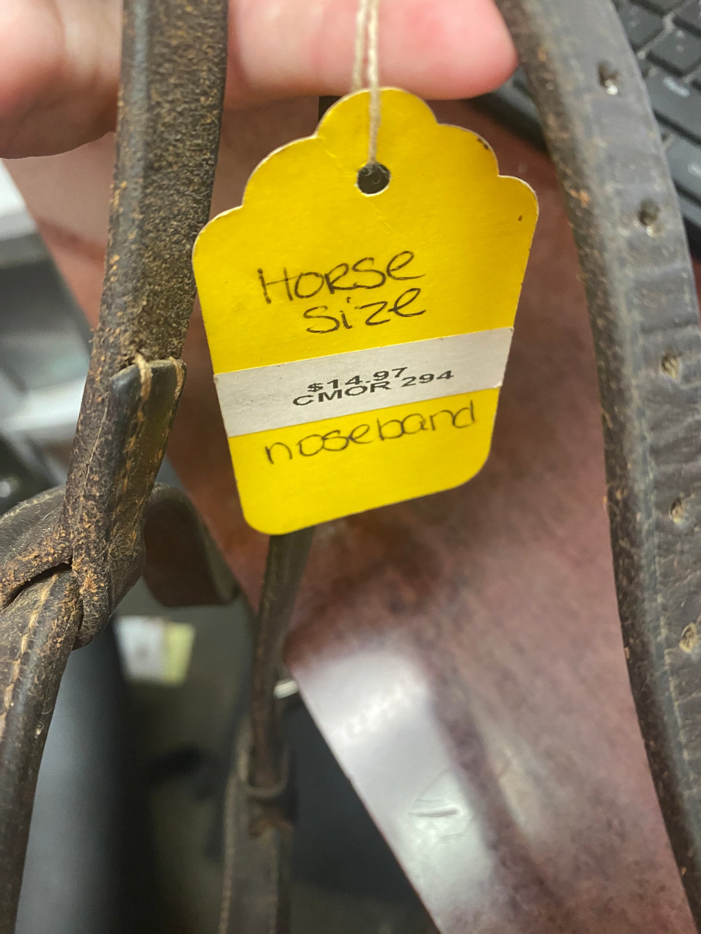 Brown Leather Noseband