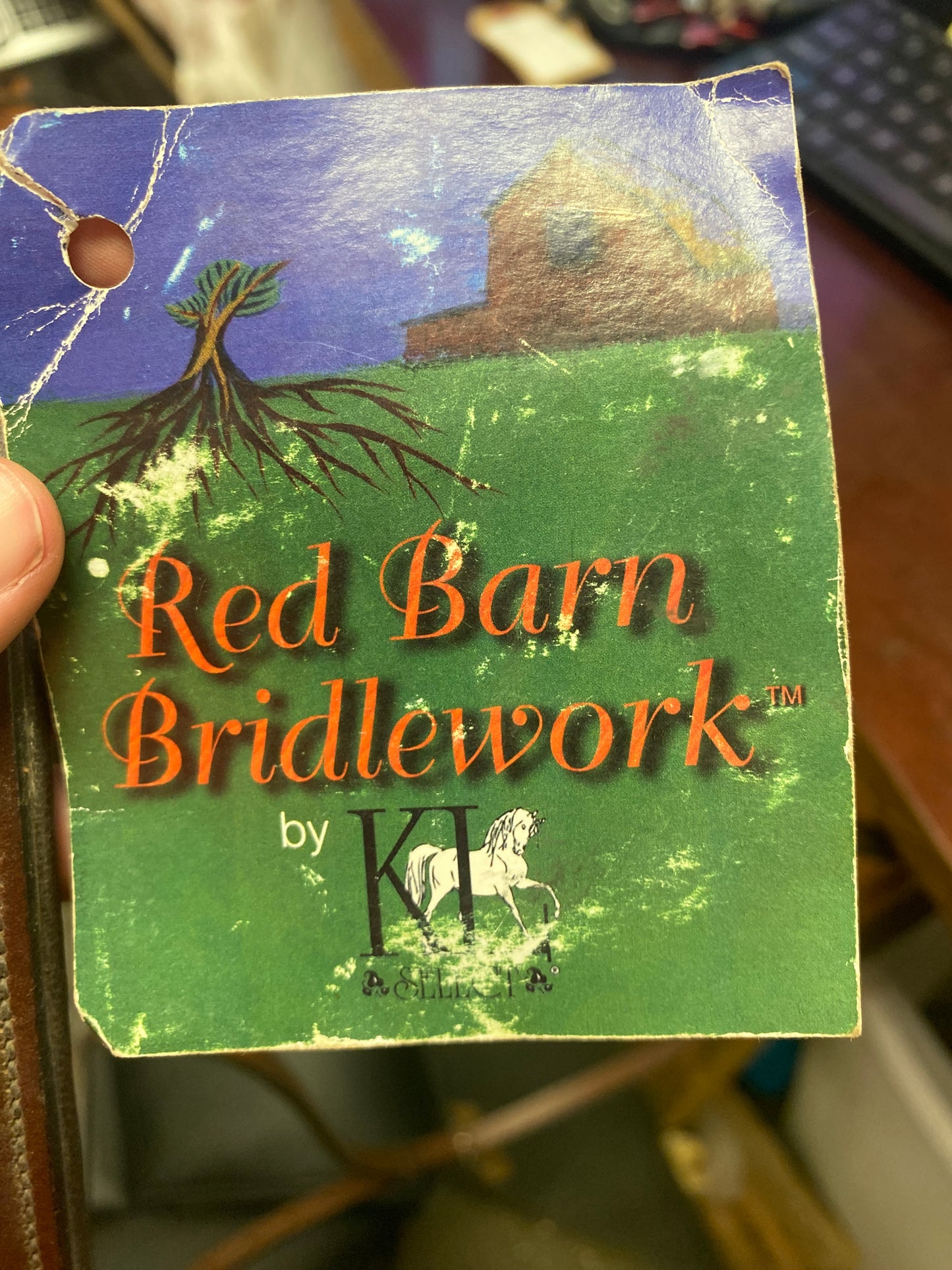 Oversized Centerline Red Barn Crank Noseband