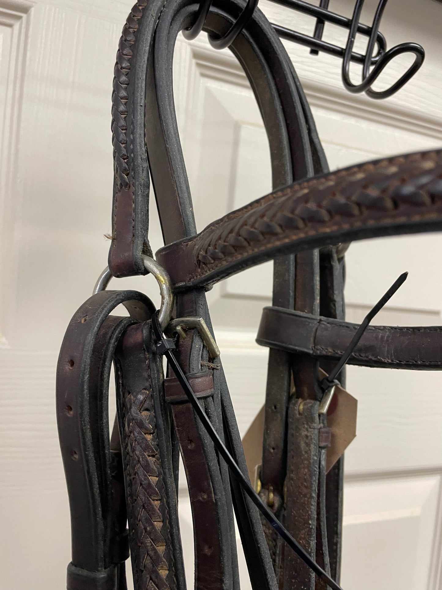 H Braided hunter bridle with matching breastplate