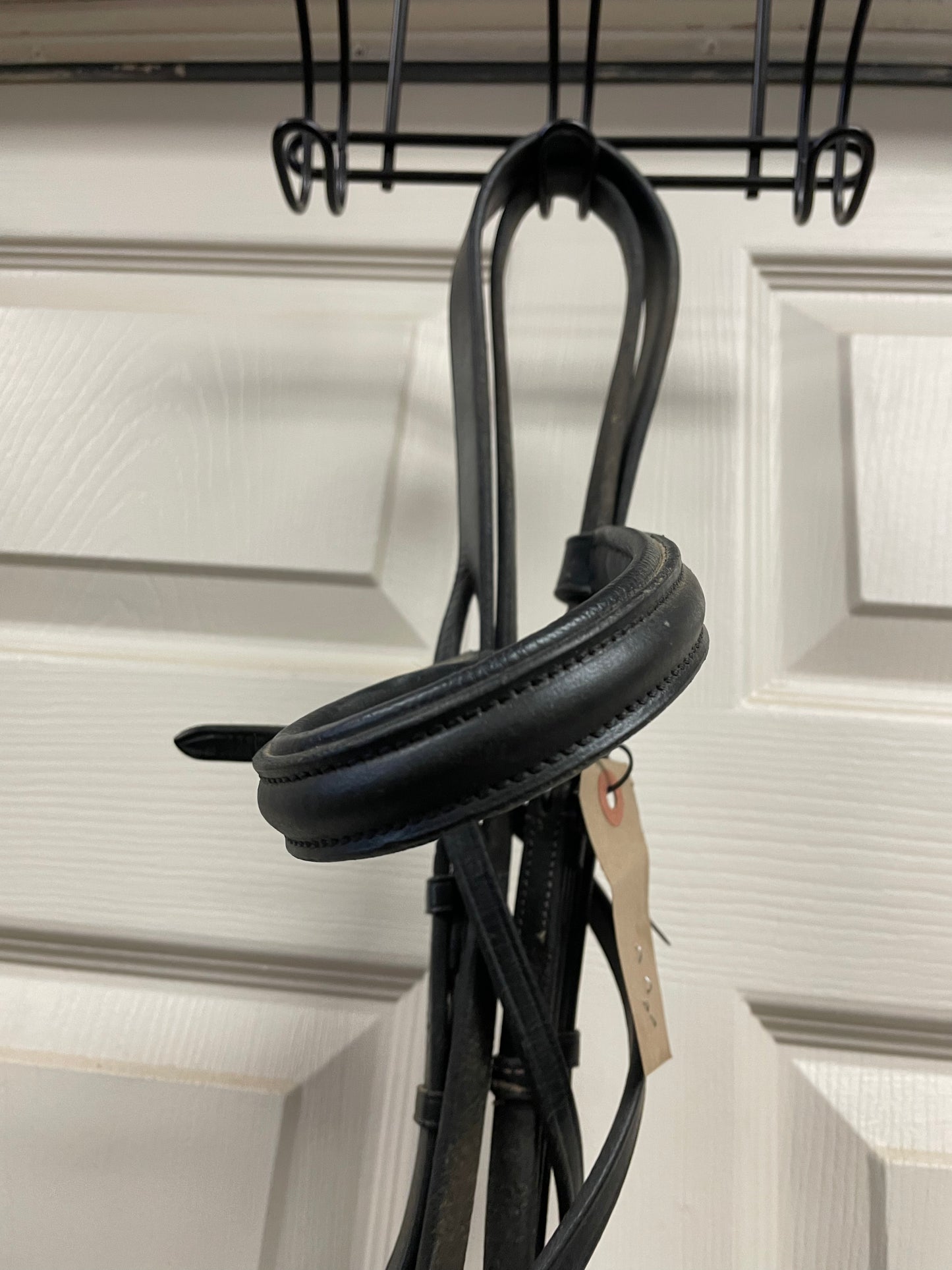 F black padded dressage bridle