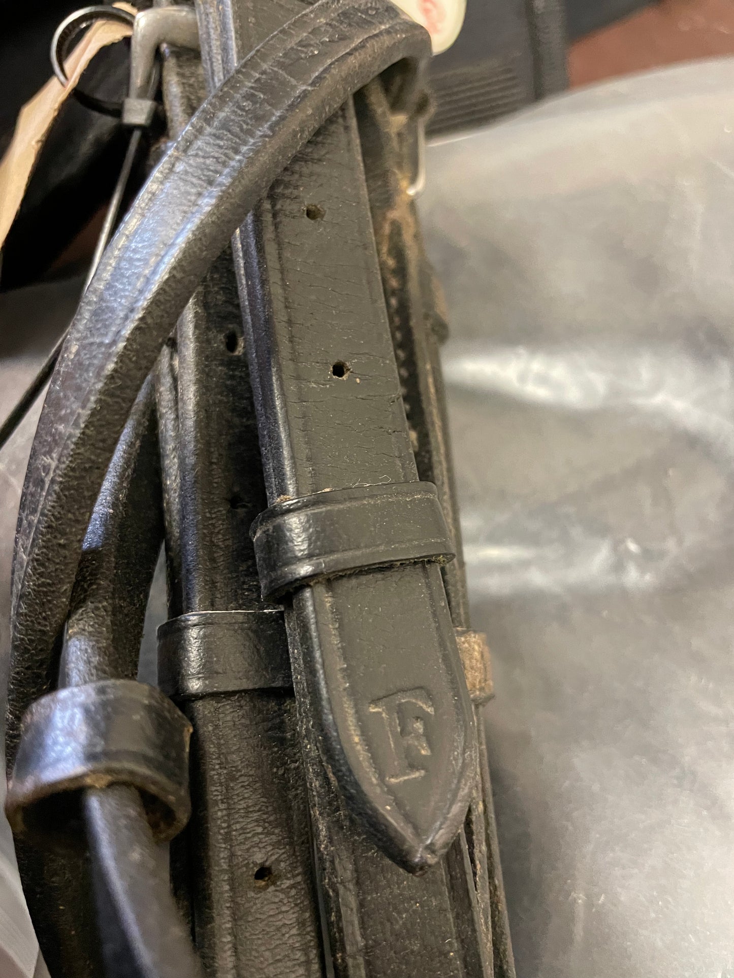 F black padded dressage bridle