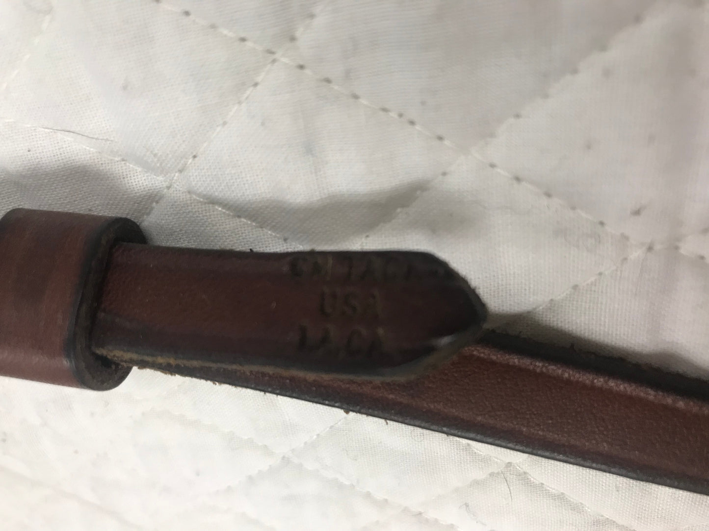 Plain brown noseband