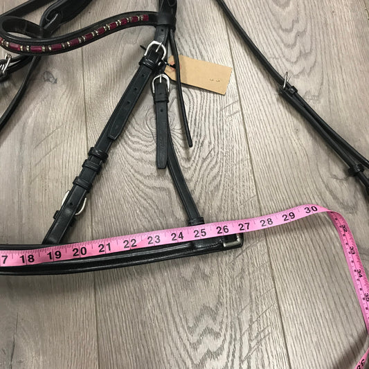 Full Silverleaf double dressage bridle