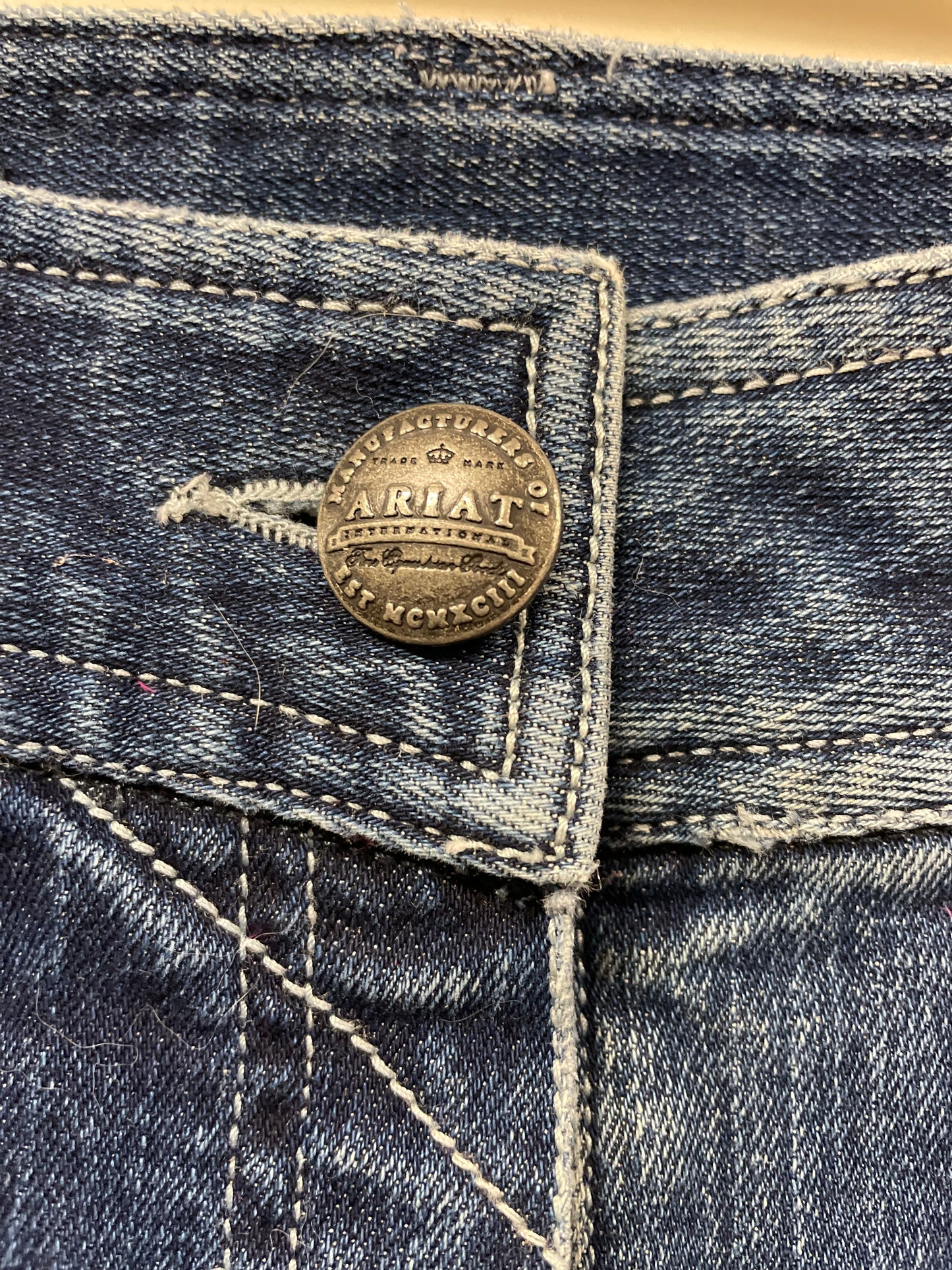 14 Ariat jean breeches blue