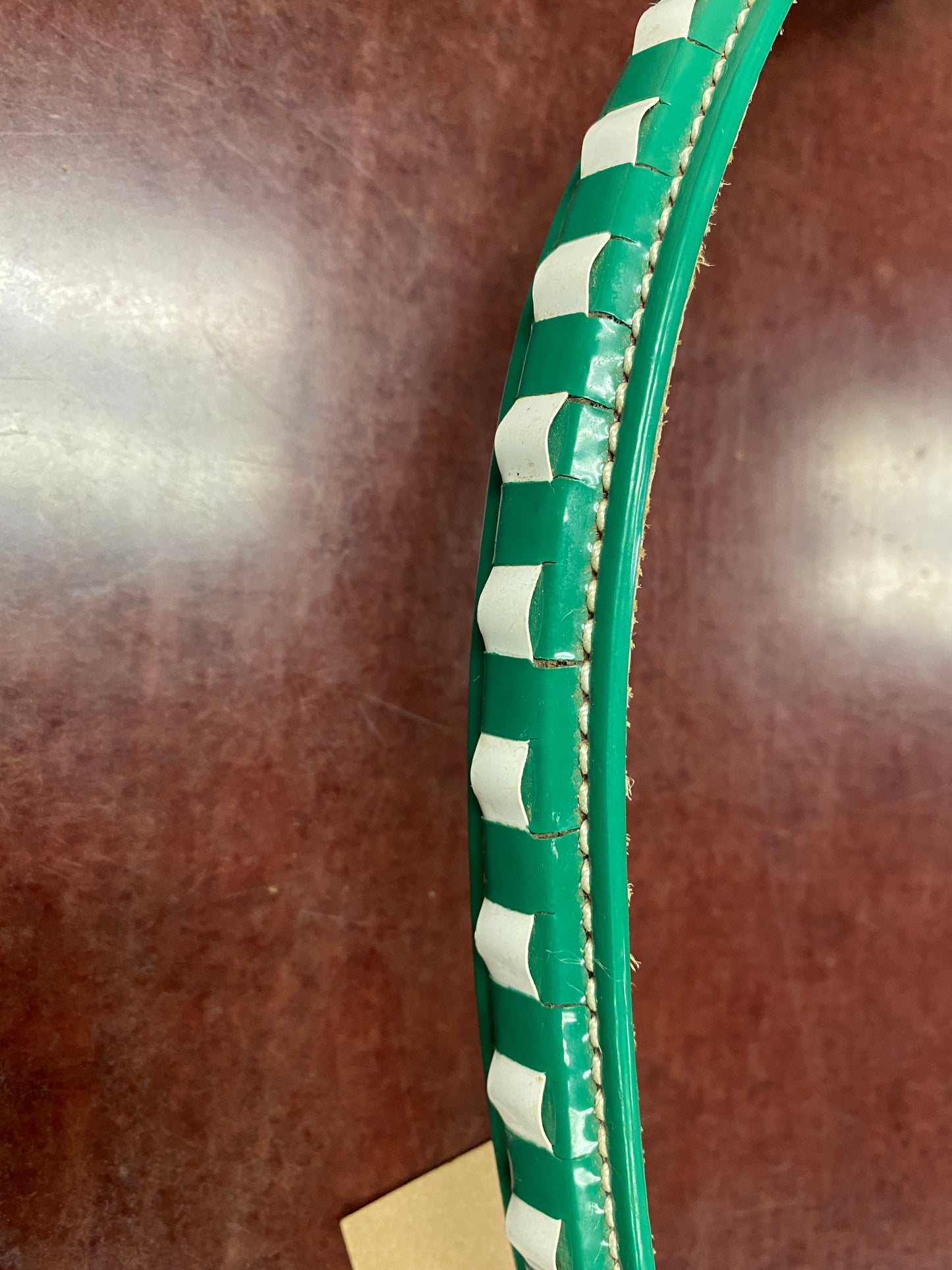 Pony Green/White Browband