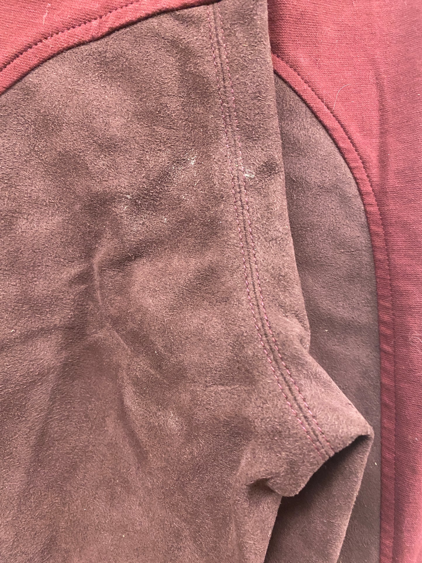 24 EquiComfort Burgundy Full Seat Breeches