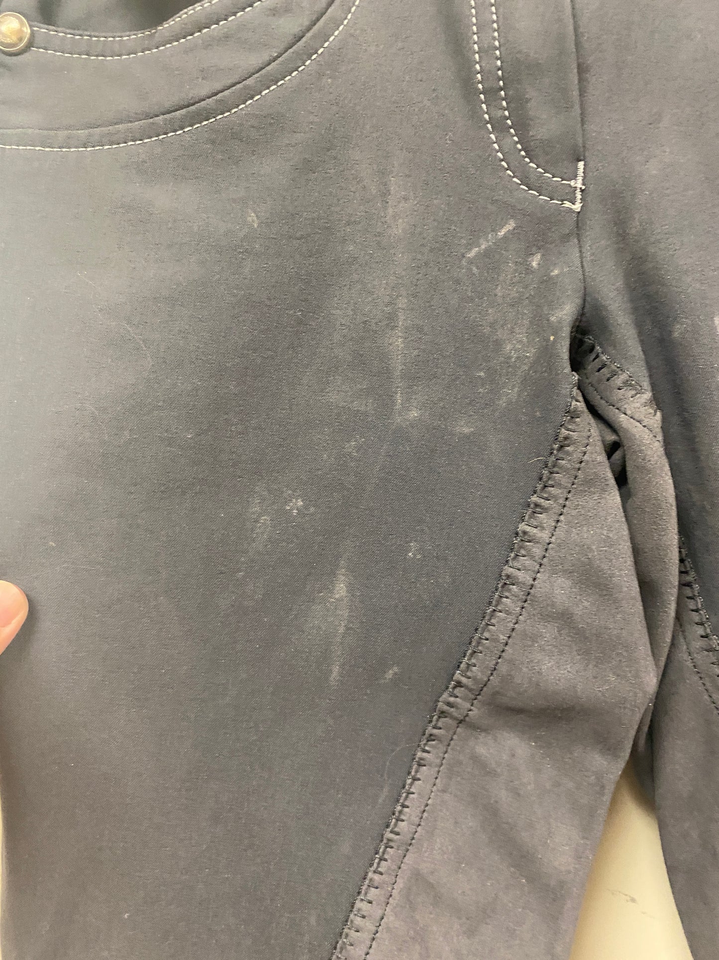 26L Gray Pikeur Full Seat Breeches