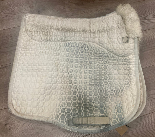 Large Mattes Platinum White Eurofit Dressage Pad