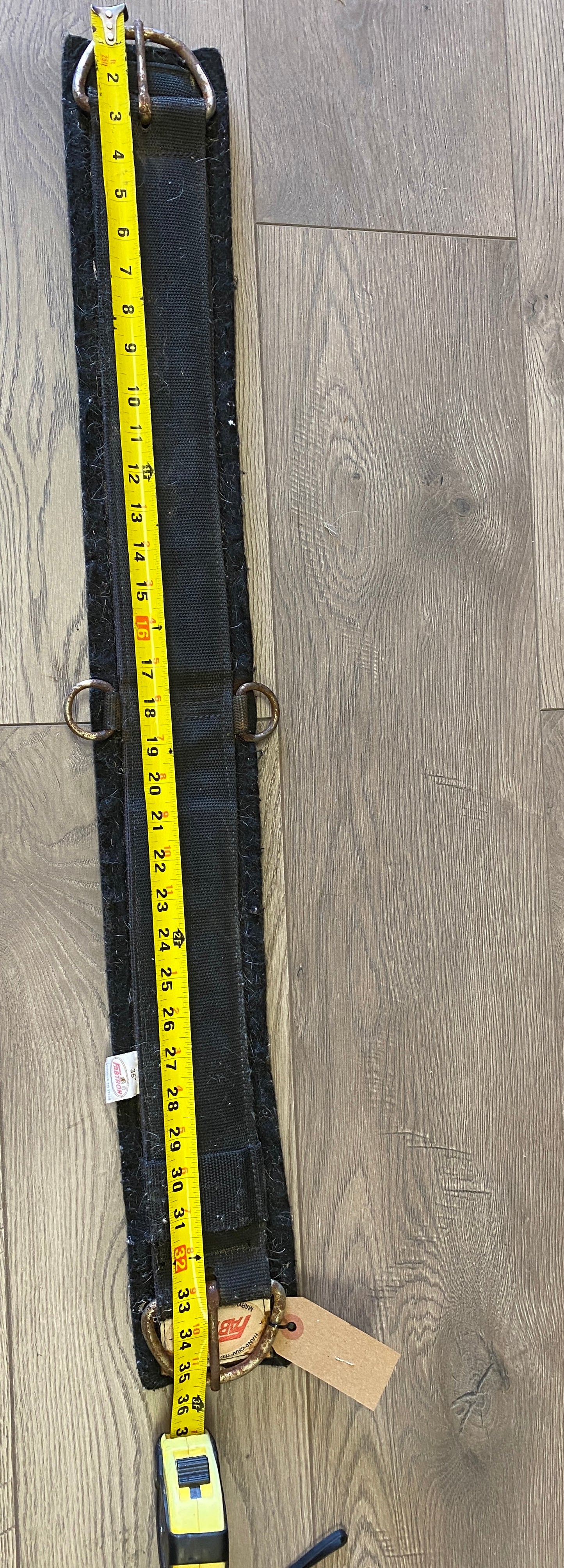 36” Fabtron Black Felt Cinch