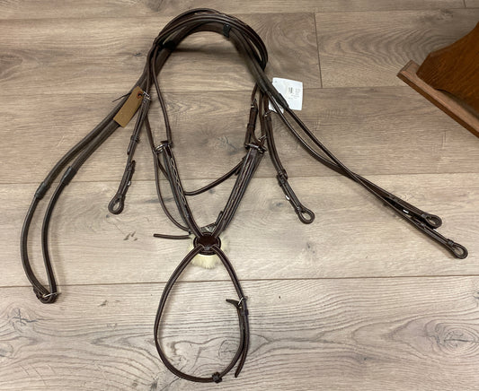 Full/Horse Ovation Figure 8 Fancy Stitch Bridle