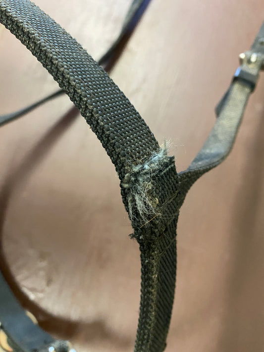 Lg Black Nylon Noseband