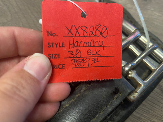 30” Black Harmony Dressage Girth