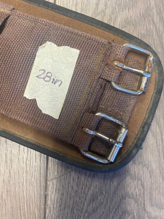 28” Brown Nylon Girth