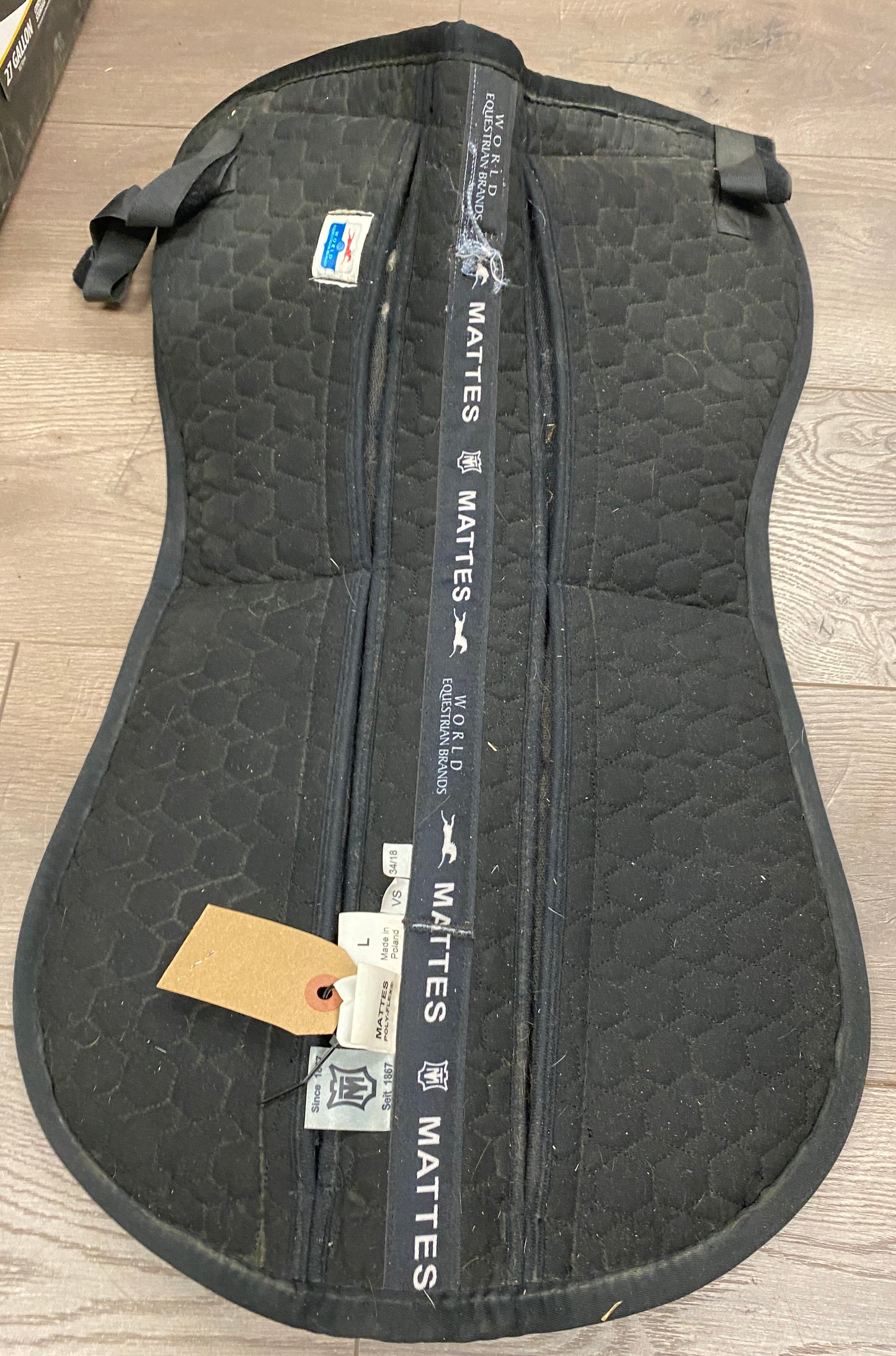 Large All Purpose Mattes Black Shimmable Correction Half Pad