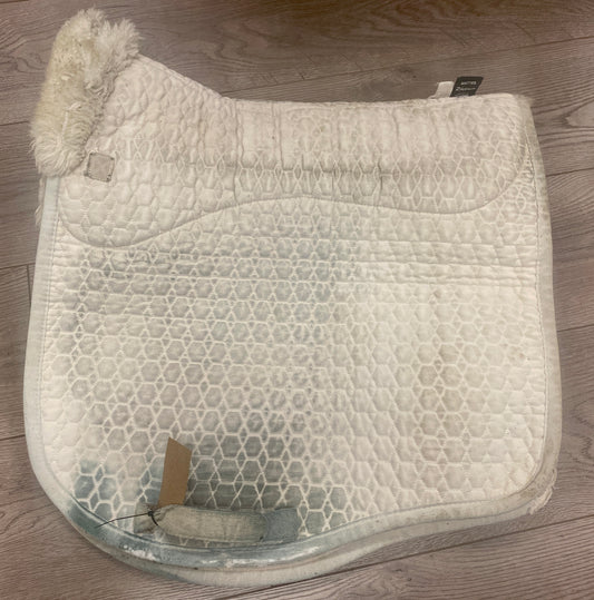 Large Mattes Platinum White Eurofit Dressage Pad