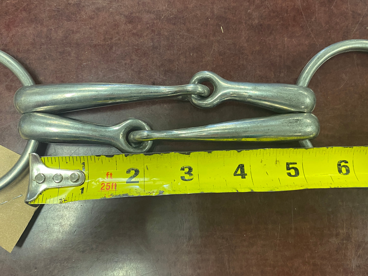 5” Loose Ring Double Snaffle plain mouth