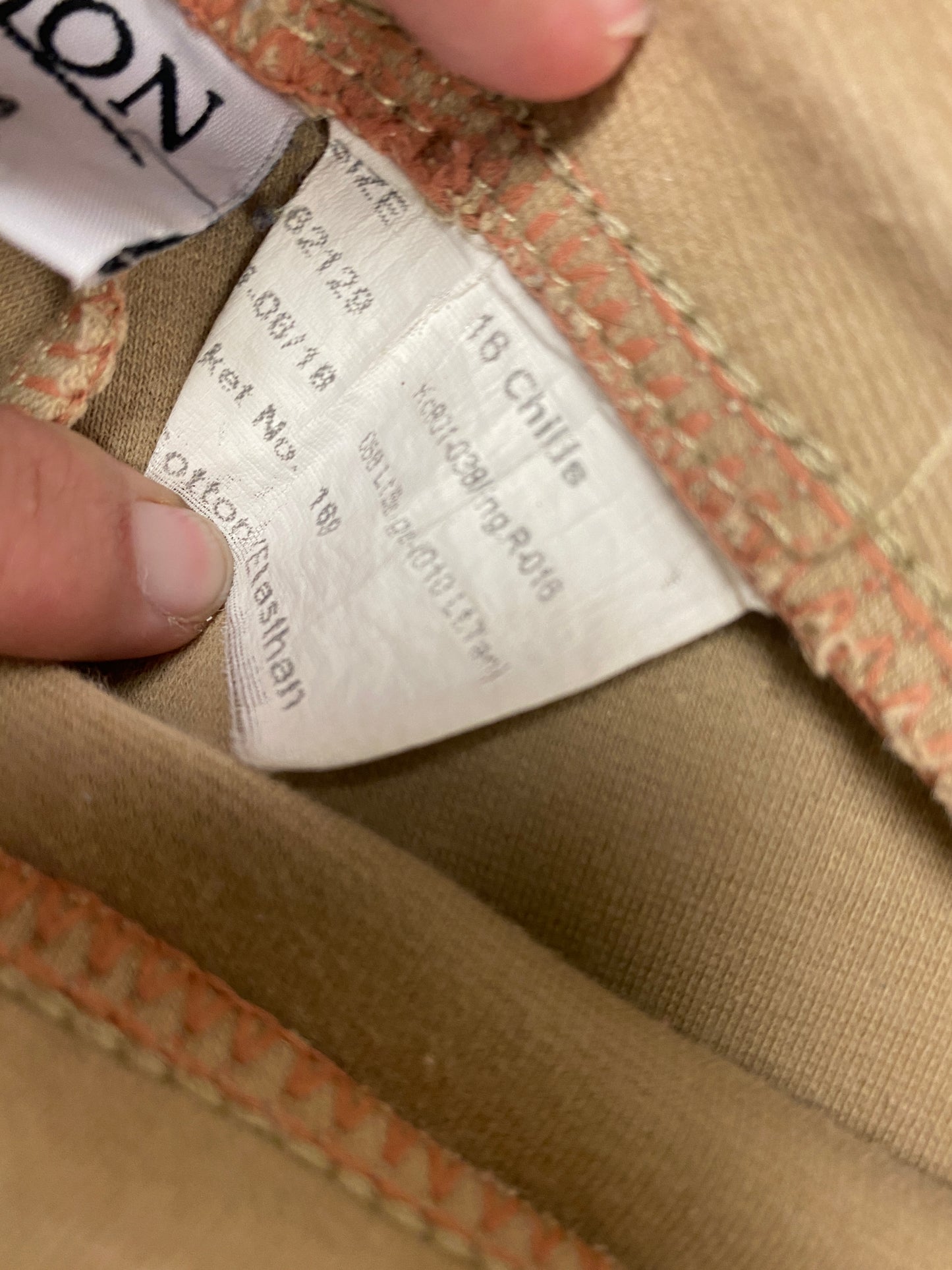 16 Kids Tan Ovation Knee Patch Breeches