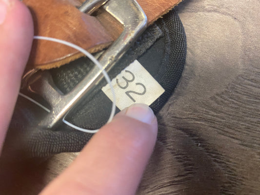 32” Black Neoprene Dressage Girth