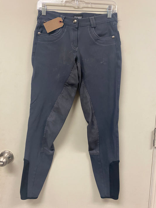 26L Gray Pikeur Full Seat Breeches
