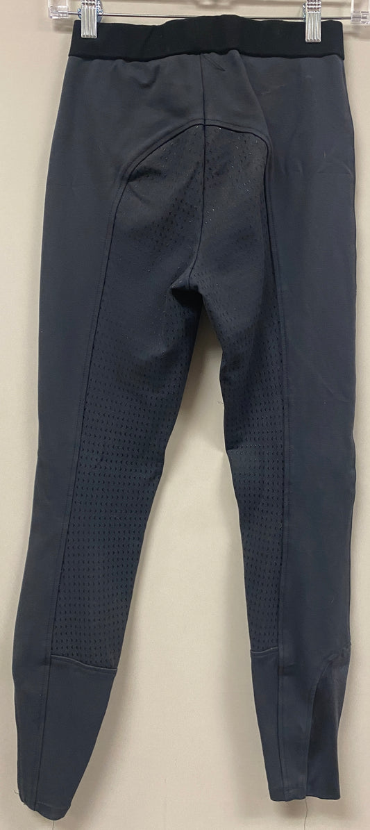 24R Piper Black Full Seat Pull On Breeches