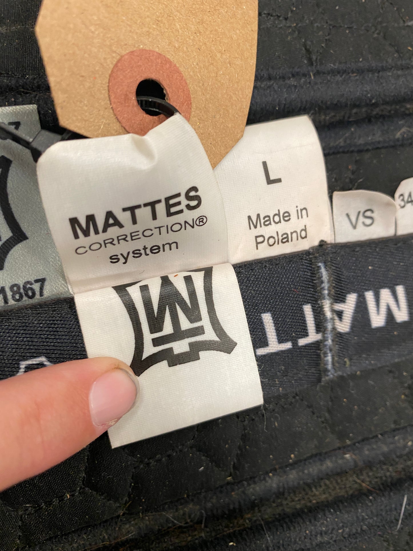 Large All Purpose Mattes Black Shimmable Correction Half Pad